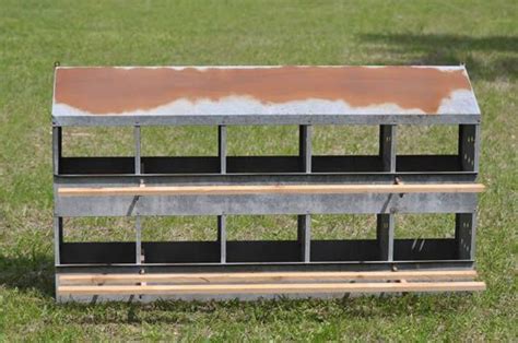 12x10 metal inserts for nesting boxes|galvanized chicken nesting box.